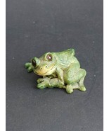 Vintage Stone Critter Littles Green Tree Frog Signed United Design Corp ... - £9.25 GBP
