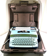 Smith Corona Super 12 Electric Typewriter w/ Case BlueTurquoise 6LEA-SUP... - £23.33 GBP