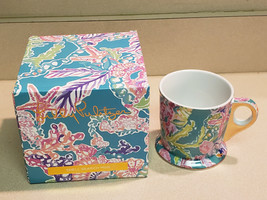 Lilly Pulitzer Mug Layer Up Shell Search Ceramic 12 oz Mug Style #28615 (NEW) - £16.25 GBP