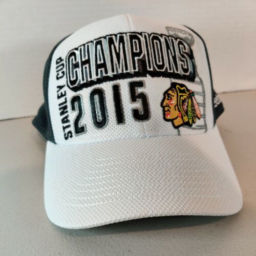 Primary image for Reebok Official NHL Chicago Blackhawks Stanley Cup Championship 2015 Gray OS Hat