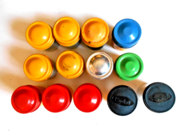 Vintage Metal Empty Film Cans 35mm Lot of 13 - $24.74