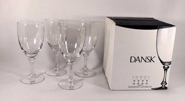 Rare Dansk Kompas All Purpose Beverage STEMS-WINE Glasses Set Of 4 New In Box - £17.71 GBP