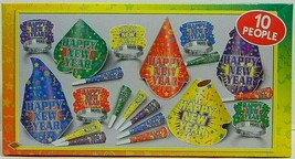 Jamboree New Year&#39;s Eve Party Favor Assortment for 10 People Hats, Horns... - £8.16 GBP