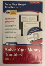 Solve Your Money Troubles CD Adams Debt Credit  Bankruptcy for Mac Windows NEW - £38.60 GBP
