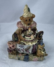 Boyds Bear Figurine Vintage MUSIC BOX Plays Happy Birthday  - $365.23 MXN