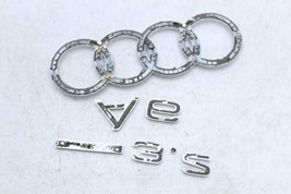 05-11 AUDI A6 C6 QUATTRO 3.2L TRUNK LID EMBLEM BADGE LOGO SET E5647 image 6