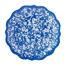 Four (4) Pioneer Woman ~ Blue ~ Country Splatter ~ 10.7&quot; Melamine Dinner Plates - £29.89 GBP