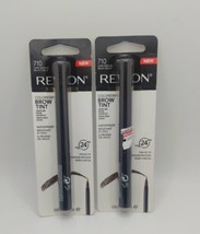 SET OF 2 Revlon ColorStay Brow Tint 710 Dark Brown Up to 24 hrs. NEW - £8.42 GBP