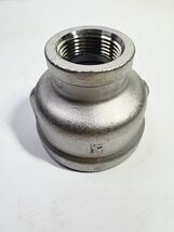304 STAINLESS STEEL 150PSI 2” X 1” FEMALE NPT PIPE FITTING BELL REDUCER ... - $29.25
