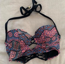 Abercrombie and Fitch Swimsuit Women Sz S Padded Push Up Swim Bikini Top - $312.85 MXN