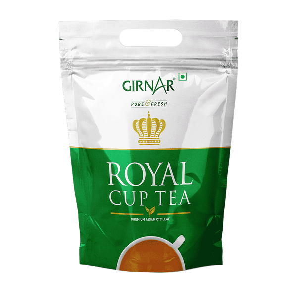 Primary image for Girnar Royal Cup Tea, Premium Assam CTC Leaf Chai, (1kg)