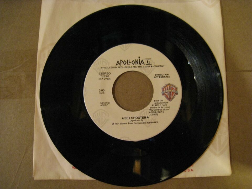 Apollonia 6 45 Prince Fling Promo Only Record Not a T Shirt CD or LP - $8.99