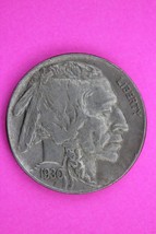 High Grade 1930 S Buffalo Indian Nickel Exact Coin Pictured Philadelphia Mint 12 - £16.17 GBP