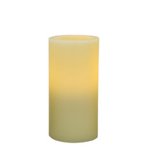 6&quot; Ivory Flameless Pillar Candle - £24.82 GBP