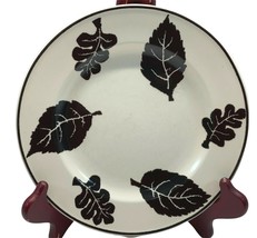 Mikasa Central Park Stoneware Salad Plate 8 3/8&quot; CAA73 Laurie Gates Design Leaf - £8.75 GBP