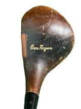 MacGregor Ben Hogan 3 Wood Circa 1940&#39;s RH Steel 42.5 Inches Leather Grip +Cover - £29.04 GBP
