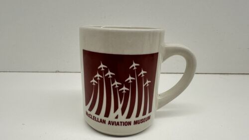 Vintage McClellan Aviation Museum Coffee Mug McDonnell F-4C Phantom II - $16.79
