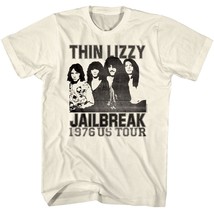Thin Lizzy Jailbreak 1976 US Tour Men&#39;s T Shirt - $31.50+