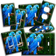 Hyacinth Tropical Blue Macaw Birds Parrots Light Switch Outlet Plates Room Decor - £14.60 GBP+
