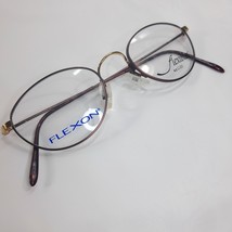 Flexon Eyeglasses Frames Flexibles 330 Burgundy/GEP Gold Oval 48-20-140 ... - $58.00
