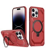 Generic Case for iPhone 16 (Color: Red)  Shockproof Slim Hard Back Hard... - $872.47 MXN