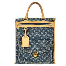 Louis Vuitton Handbag Monogram Denim Flat Shopper Tote Bag - £1,610.30 GBP