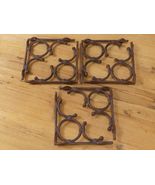 6 Brackets Shelf Brace Wall Tiki Hut Cast Iron Brackets Corbels Plant Ho... - $864.54 MXN