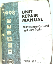1998 GM Unit Repair Manual all passenger cars trucks Chevy Pontiac Buick... - £11.82 GBP