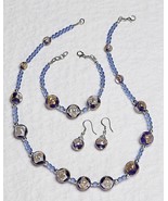 Smithsonian Sparkling Blues Murano Jewelry Set - €86,21 EUR