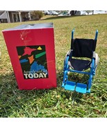 Retired AMERICAN GIRL Doll Today Blue Metal Wheelchair - $452.96 MXN