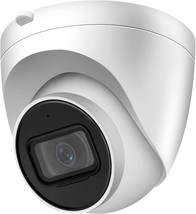 Outdoor 4MP Starlight PoE IP Camera w/Built-in Microphone,2.8mm Len,SD C... - £50.14 GBP