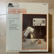 VTG House Works Hand  Mixer Rechargeable Cordless Beater New - £27.66 GBP