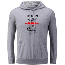 They See Me Rollin They Hatin Print Sweatshirt Unisex Hoodies Graphic Hoody Tops - £19.65 GBP