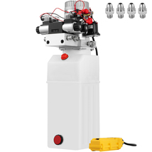 VEVOR Hydraulic Pump, 8 Quart/2 Gal Double Acting Dump Trailer Pump DC 12V - $289.90
