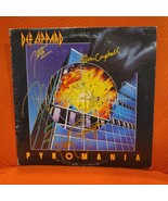 Def Leppard signed lp Pyromania Masterdisk, 5 members, Original, Vintage... - $2,874.70 MXN