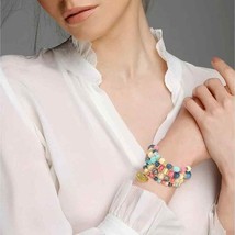 Stackable Bead Bracelets Ladies Stretch Multilayer Bracelet Set - Multicolor - £13.89 GBP