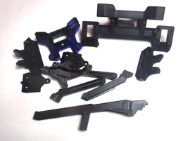 Traxxas Sledge 1/8 Plastic Parts Body Mounts Braces - $49.95