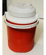 Vintage Gott Water Cooler Jug 1502 with Spout &amp; Handle Red 1/2 Gallon - $31.81 CAD
