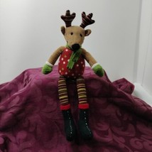 Starbucks Christmas 2009 Reindeer Plus Toy Scarf ,boots, 12&#39; - £10.71 GBP