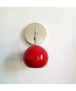 Wall Sconce Mid Century Eyeball Shaped Shade Light Modern Brass Vanity W... - €91,61 EUR