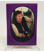 1983 ROTJ Star Wars Trading Card Sticker #11 Han Solo Purple - $129.65 MXN