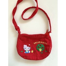 Hello Kitty Bag Vintage Crossbody Bag Handmade Corduroy Color-Matching Handbag O - £30.12 GBP