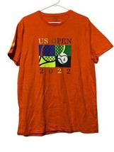 Polo Ralph Lauren US OPEN TENNIS Men&#39;s White Orange T-shirt size XL - $14.84