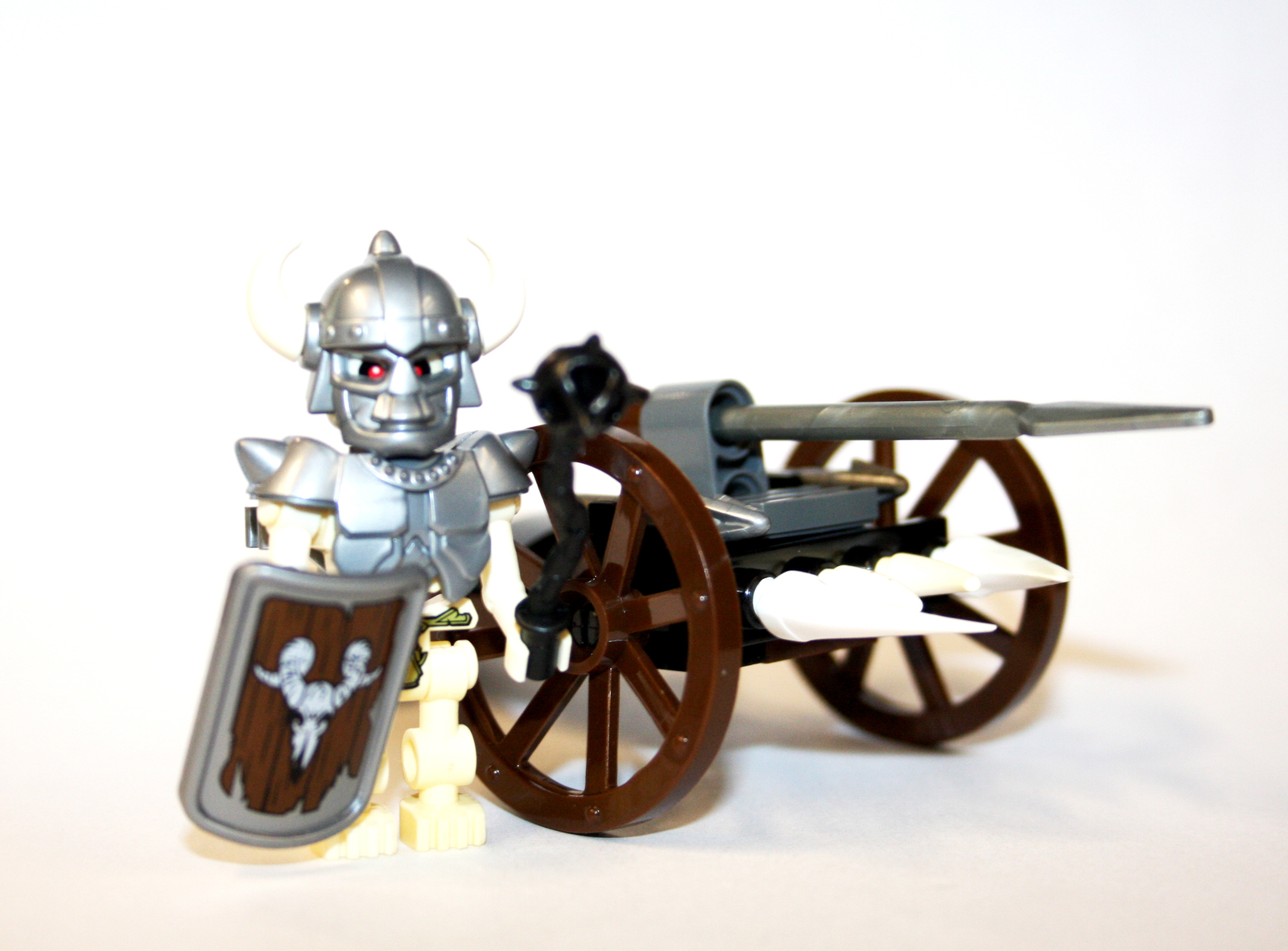 Minifigure Skeleton Warrior With Ram US Seller - $7.98