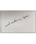 Johnny Damon Signed Autographed 3x5 Index Card - $278.46 MXN