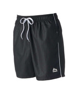 RBX Men&#39;s Swimming SWIM Trunks Shorts Embossed Print Board Shorts BLACK ... - $381.30 MXN