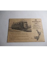 Marklin 800 series Toy Train Instructions oo Gauge 1946 Germany - $590.19 MXN