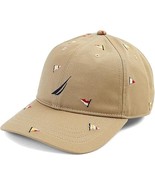 Nautica J-Class Embroidered Printed Cap Military Tan-O/S - $27.39 CAD