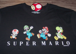 Super Mario Bros. Nintendo T-Shirt Mens Xl New w/ Tag Toad Luigi Yoshi Mario - £15.60 GBP