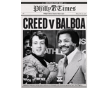 Rocky Balboa VS Apollo Creed Bicentennial Superfight Poster/Print Stallone  - $3.05